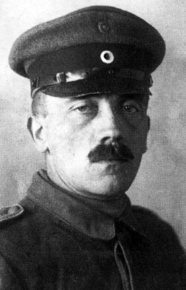 Adolf Hitler in uniform just after the end of WW1